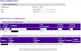 New Managed Netgear Switch Won T Sync To Time Server Stays On Local Not Sntp What Settings Should I Be Using Super User