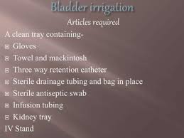 Image result for Bladder Irrigation