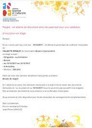 Ce service permet aux organismes de formation de saisir pour un individu inscrit en stage les détails de son. Les Messages De Suivi D Une Demande D Inscription Guide De Gestion Du Site Internet