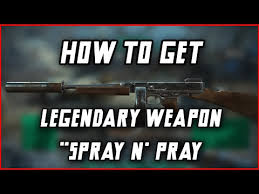 Video Fallout 4 How To Get The Spray N Pray Legendary Weapon Fallout 4 Unique Weapons Steam Community