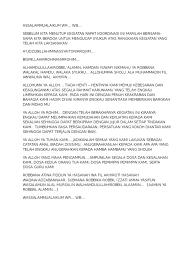 Maybe you would like to learn more about one of these? Doa Penutup Rakor