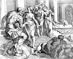 Image of Odyssey Book 15 classical art Telemachus return Pylos Sparta Eumaeus