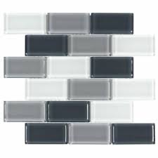 Charcoal is the perfect color if you like the moodiness of dark shades, but don't want the harsh boldness of black. Modern Brick Black Grey White Glass Mosaic Tile Backsplash Kitchen Wall Mto0233 Ebay