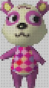 Animal Crossing Pinky Pixel Art Pattern Cross Stitching Animal Crossing