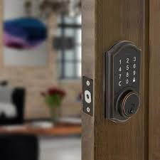 But can be used on the code locks and. Defiant Castle Aged Bronze Electronic Single Cylinder Touchpad Deadbolt 32gc1x7d01aa The Home Depot