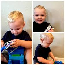To choose cool haircuts for boys 2021 is much more difficult than at any other age. Diy Tutorial How To Cut Toddler Boy Hair At Home Jules Co