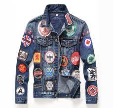 American Style Denim Jacket Designer Jackets For Men Luxury Outerwear Denim Jacket Men