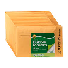 Occasionally, we experience shipping delays with our shipping carrier. Duck 6 In X 9 In Size 0 Kraft Bubble Shipping Mailers 12 Pack Walmart Com Walmart Com