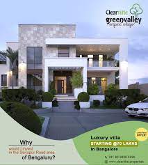 Sarjapur Road Is One Of The Rapidly Developing Localities Of The City The Area Is Preferred Modern House Facades Duplex House Design Modern Style House Plans