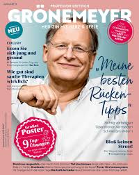 Dietrich grönemeyer widmet sich themen aus gesellschaft, religion und medizin. Ab Heute Im Handel Professor Dietrich Gronemeyer Das Neue Gesundheitsmagazin Von Funke