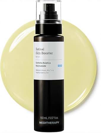 Amazon.com: MEDITHERAPY Retinal Skin Booster Face&Body Serum for Uneven Skin 5.07 fl.oz | Retinal, Niacinamide - Pore Refining, Skin Firming & Signs of Aging, Gentle Daily Formula, Korean Skincare