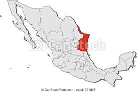 Jetzt urlaub auf tripadvisor buchen. Map Mexico Tamaulipas Map Of Mexico With The Provinces Tamaulipas Is Highlighted Canstock