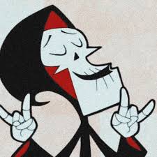 Black And Red Cartoon Characters 