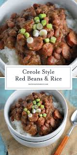 Red Beans And Rice Creole Style Red Beans And Rice Recipes Red Beans And Rice Is A Classic Carniva In 2020 Red Beans Red Bean And Rice Recipe Red Beans