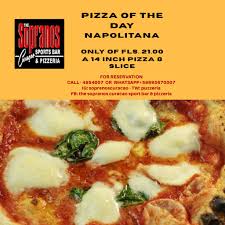 (20 square slices) each ledo pizza is made with fresh handmade pizza dough, topped with the same high quality cheese and our signature sweet ledo pizza sauce. Pizza Of The The Sopranos Curacao Sportsbar Pizzeria Facebook