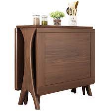 A folding dining table is best suited for smaller families with two to three persons accommodating together. Solid Wood Dining Table Nordic Folding Dining Table Combination Creat Strangenewdepartmentstore