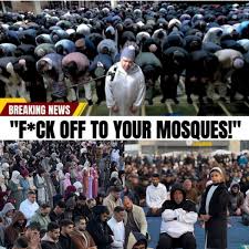 Security tightened after confrontation over prayer restrictions. Protesters  argued that roadside prayer was a long-standing practice.