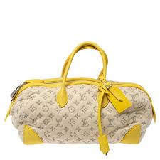 If you're looking for a more option, then this handbag would be the perfect choice louis vuitton speedy. Louis Vuitton Jaune Monogram Denim Limited Edition Speedy Round Mm Bag Louis Vuitton Tlc