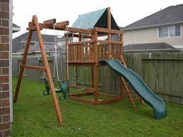 How To Build Diy Wood Fort And Swing Set Plans From Jack S Backyard Learn How To Build Your Own Backyard W Swing Set Diy Plans Swing Set Plans Playset Outdoor
