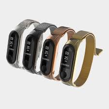 بند بافت ریز فلزی دستبند سلامتی شیائومی مدل Mi Band 3 Metal Straps Wearable Samsung Gear Fit