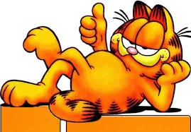 Tembel Kedi Garfield Vintage Cartoon Animasyon Karakteri Kedi