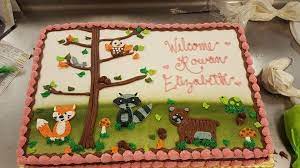 Woodland Baby Shower Cake Woodland Creatures Baby Shower Cake Baby Shower Woodland Baby Shower Sheets