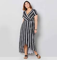 Avenue Plus Size Hi Lo Wrap Maxi Dress Plus Size Fashion Plus Size Outfits Maxi Wrap Dress
