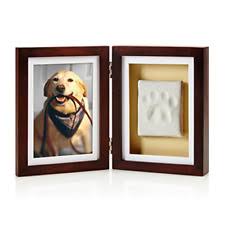 Creating simple homemade paw print impressions (we made them with both our dogs and our cat) using air dry clay. Pearhead 21406 Dog Or Cat Pearhead Clay Picture Photo Frame 4x6 In For Sale Online Ebay