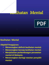 Padahal, penderita gangguan mental bisa dibawa ke rumah sakit untuk diberikan pengobatan. Kesihatan Mental