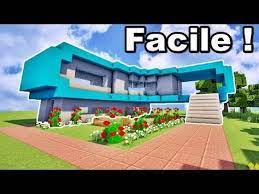 Vous pouvez construire une maison simple qui ressemble à. Comment Faire Une Belle Maison Sur Minecraft Tuto Minecraft Tuto Maison Moderne Minecraft Idees Minecraft