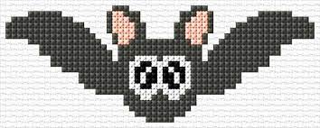 {free cross stitch pattern here} article by vicky. Bat Cross Stitch Designs