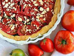 Tarte Aux Tomates Et Pesto Basilic Tarte Tomate Pesto Basilic Pesto