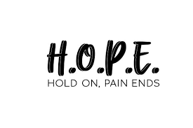 Download H O P E Hold On Pain Ends Svg Cut File By Creative Fabrica Crafts Creative Fabrica PSD Mockup Templates