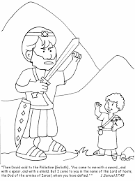 David , the youngest son of jesse, volunteered to fight goliath. Free Printable Coloring Pages David And Goliath Coloring Home