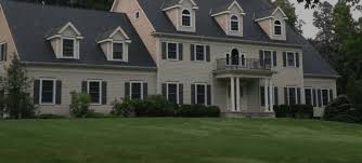 The stains start at the gutter and works its way to the top of your roof. Chappaqua Ny Pressure Washing Westchester Power Washing