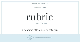Word Of The Day Rubric Uncommon Words Words Word Of The Day