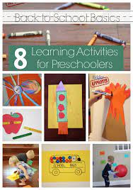 Printables include alphabet, numbers, shapes, fine motor and lots of holiday fun. Back To School Basics 8 Learning Activities For Preschoolers Toddler Approved
