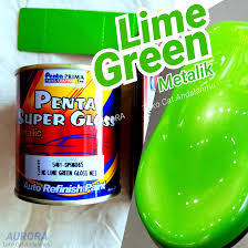 Pada dasarnya cat minyak memakai bahan yang mampu merekatkan partikel warna dengan baik pada dinding dan media lainnya. Cat Penta Nc Lime Green Gloss Met Hijau Metallic Ijo Metalik Metalic Gren Cat Mobil Motor Sepeda Super Gloss Glos Lazada Indonesia
