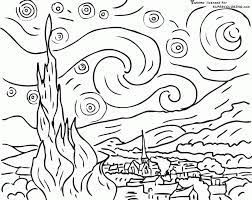 The entire book is filled with whimsical characters inspired by myths and faerie tales. Starry Night Coloring Sheet Coloring Home