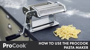 How To Use The Procook Pasta Maker Making Fresh Pasta Easy Youtube
