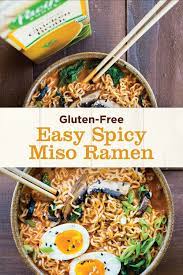 15 Minute Spicy Red Miso Ramen Recipe Pacific Foods Recipe Ramen Recipes Easy Spicy Recipes Homemade Ramen