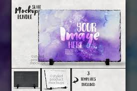 Long Rectangle Slate Mockup By Styledproductmockups On Creativemarket Mockup Templates Mockup Mockup Psd