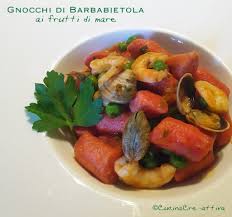 Preparazione mezzi paccheri con frutti di mare i. Gnocchi Di Barbabietola Ai Frutti Di Mare Cucina Cre Attiva