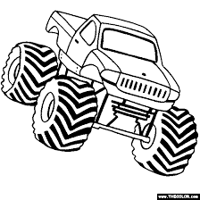 Get crafts, coloring pages, lessons, and more! Monster Trucks Online Coloring Pages