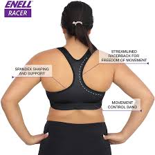 The super secure workout bra is here. Amazon Com Enell Racer Women S Full Coverage Racerback Sports Bra Clothing