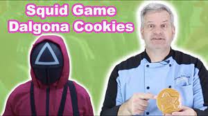 How To Make The Squid Game Dalgona Cookies Youtube