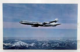Pan Am Boeing 707 321b 1960 S Postcard Pan American Intercontinental Jet Clipper By Jacksonsmarket On Etsy Boeing 707 Boeing Jet