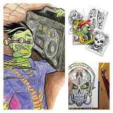 Each coloring kit has 20 coloring pages and 20 crayola fine markers. Pin On Kids