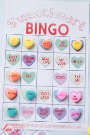 Different Bingo Games To Play Conversation Heart Valentine Bingo Cards Valentines Games Valentines Conversation Hearts Valentine Bingo