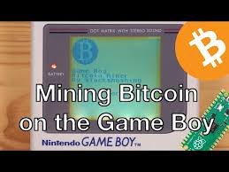 By matt hanson, brian turner, jonas p. Can You Mine Bitcoin With A Game Boy This Guy Gave It A Go Benzinga